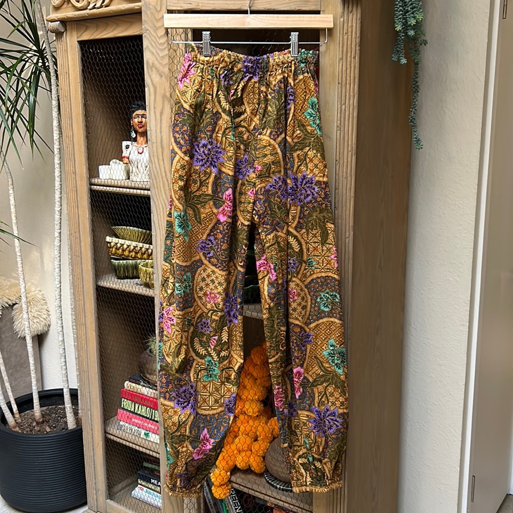 Batik Print Jogger Pants